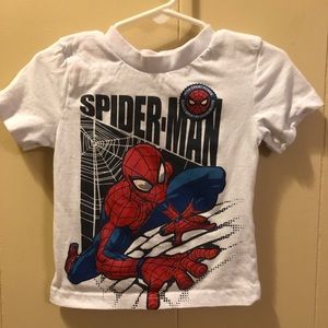 Marvel spider man toddler boys shirt